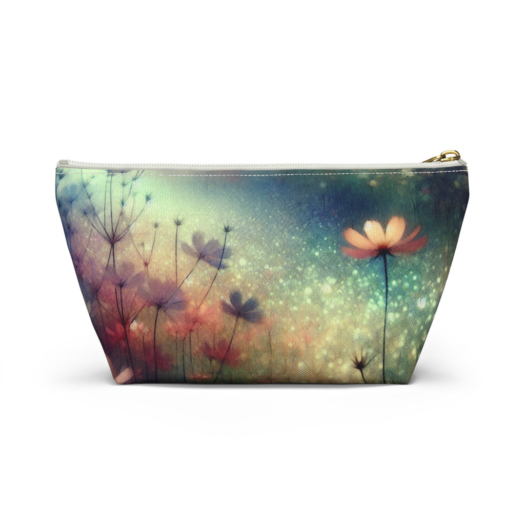 Floral Accessory Pouch – Ethereal Multi-Color Zipper Storage Case