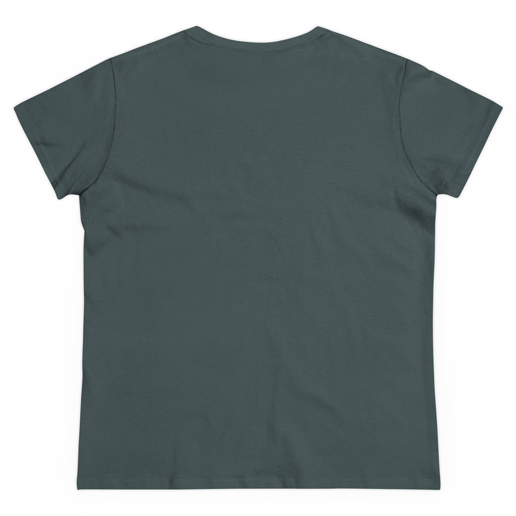 Women's Midweight Cotton T-Shirt - Casual Minimalist Crew