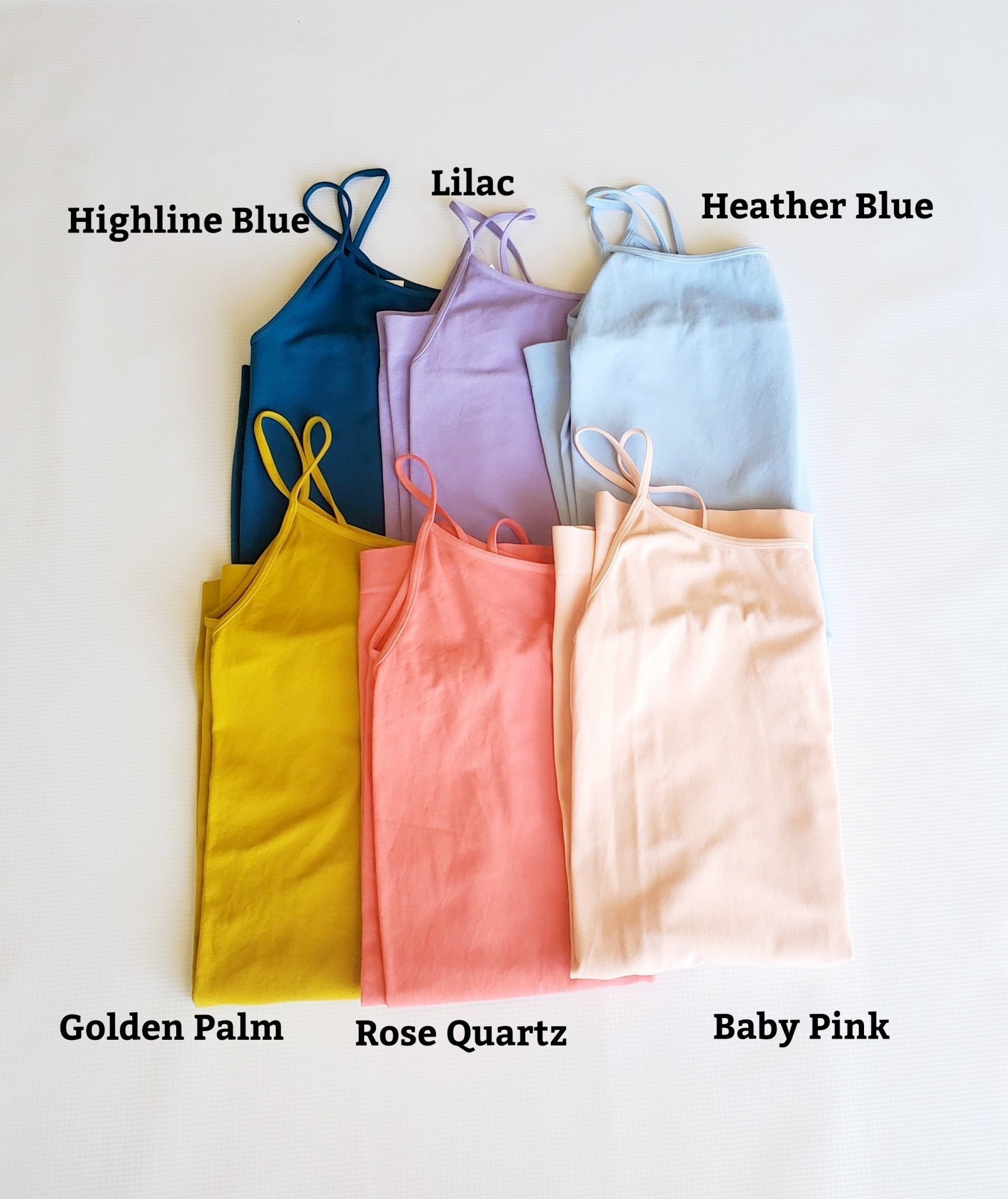 Signature Long Camisole in Multiple Colors