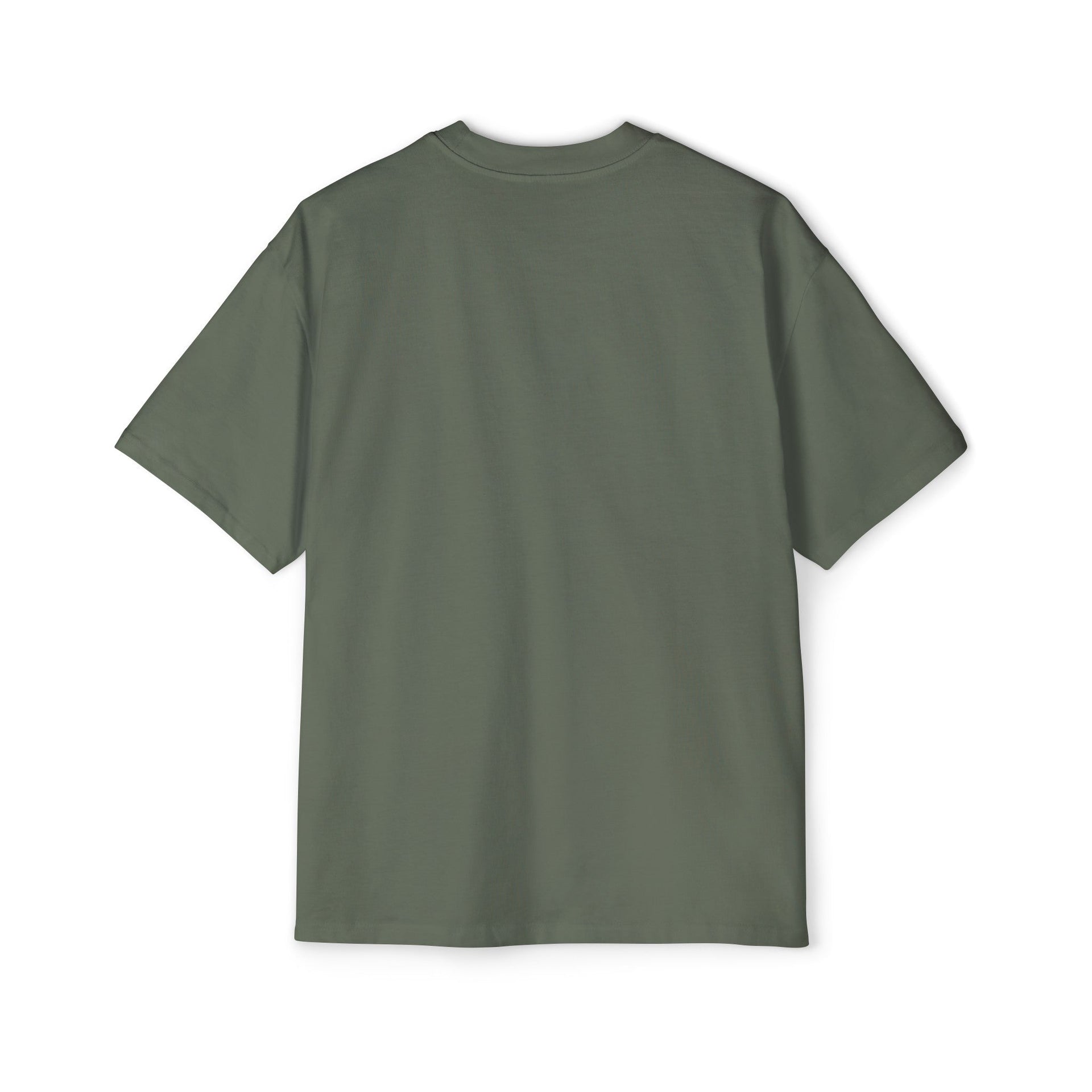 Men's Heavy Oversized Cotton T-Shirt Streetwear Casual Tee