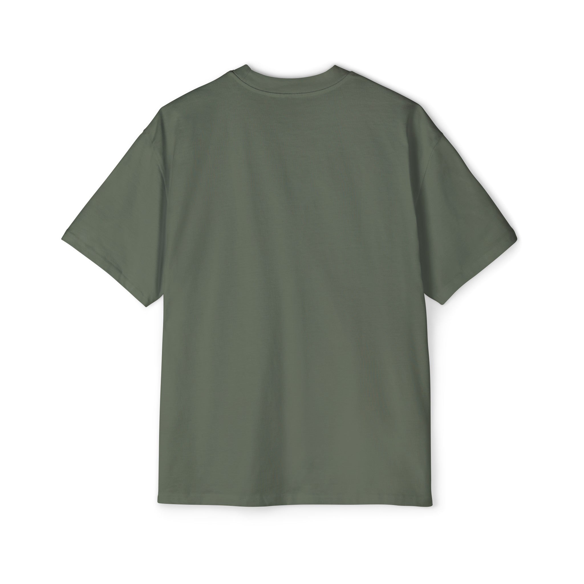 Men's Heavy Oversized Cotton T-Shirt Streetwear Casual Tee