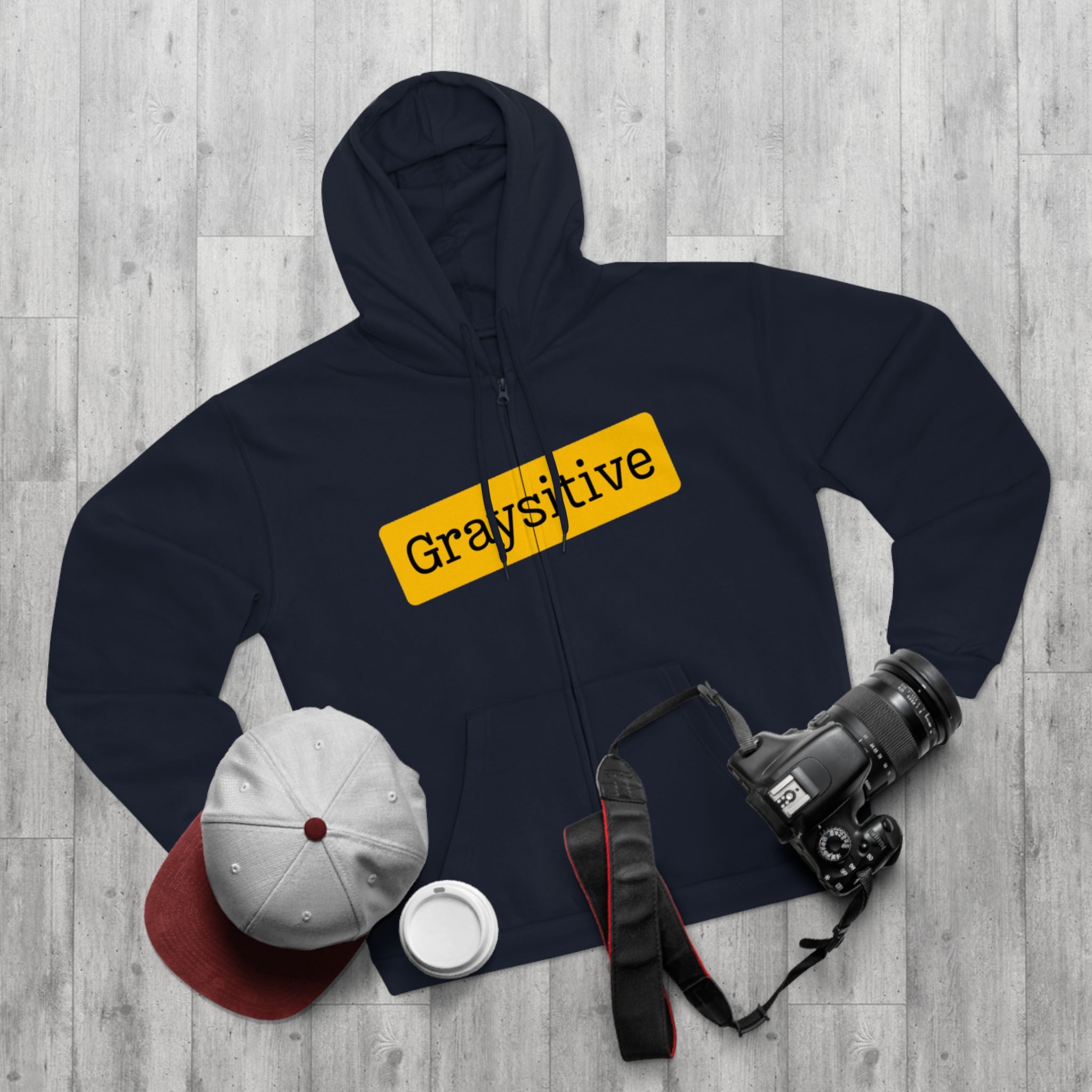 Unisex Hooded Zip Sweatshirt - Streetwear Knit Essential
