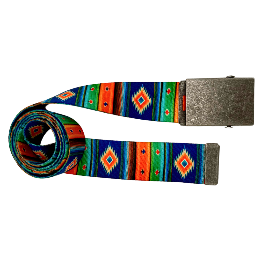 Tribal Belt - Small to Plus Size - Multiple Buckle Options