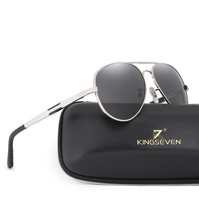 Aviation Aluminum Magnesium Polarized Mirror Driving Sunglasses