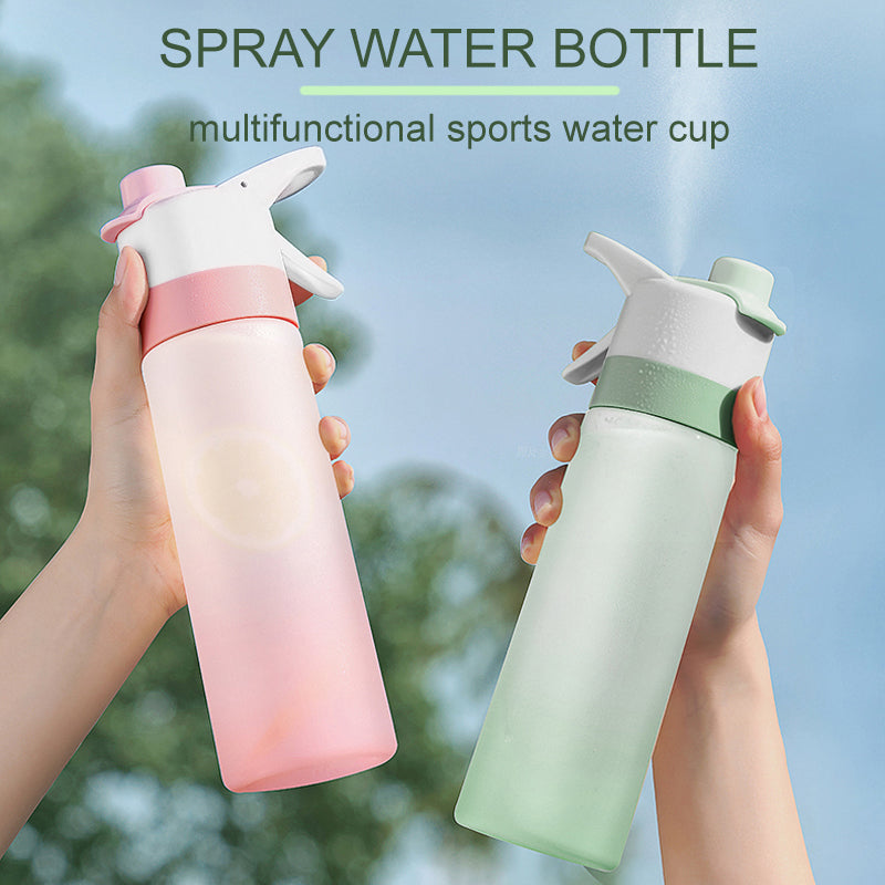 Large Capacity Spray Water Bottle for Sports Fitness and Travel