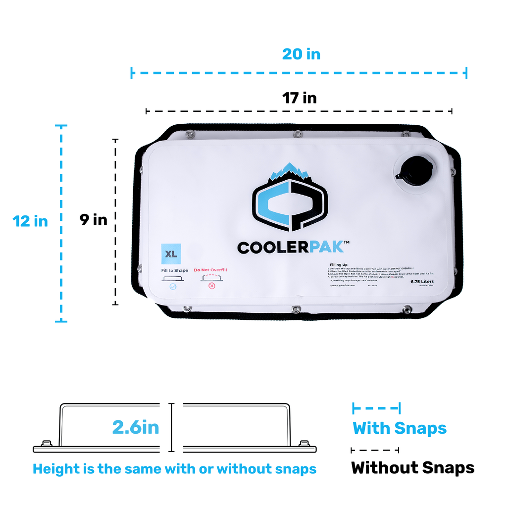 15lb Refillable Ice Pack for Coolers, Leakproof Reusable Block - Image 2