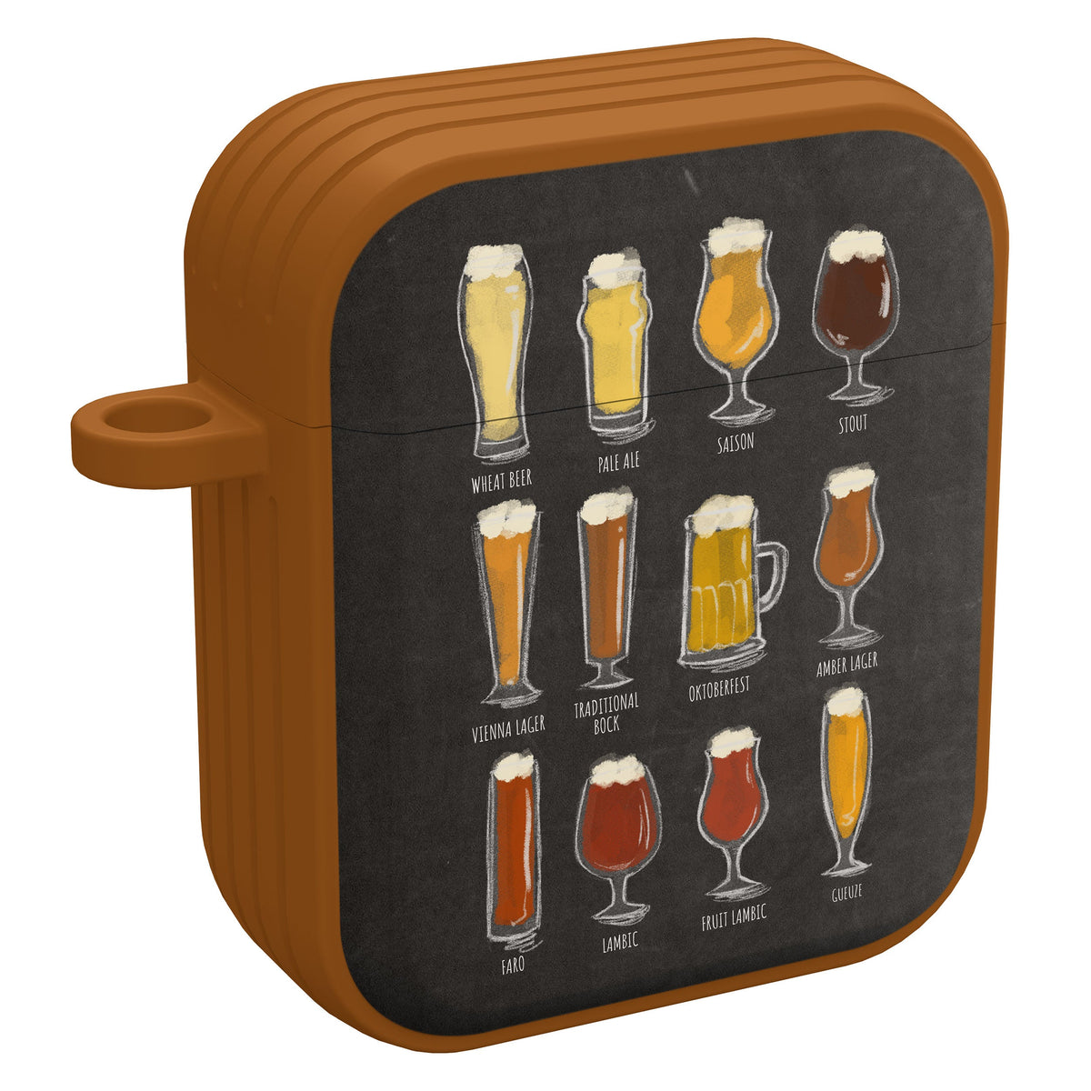 Wine Beer Booze HDX Protective Case for Apple AirPods Gen 1 2