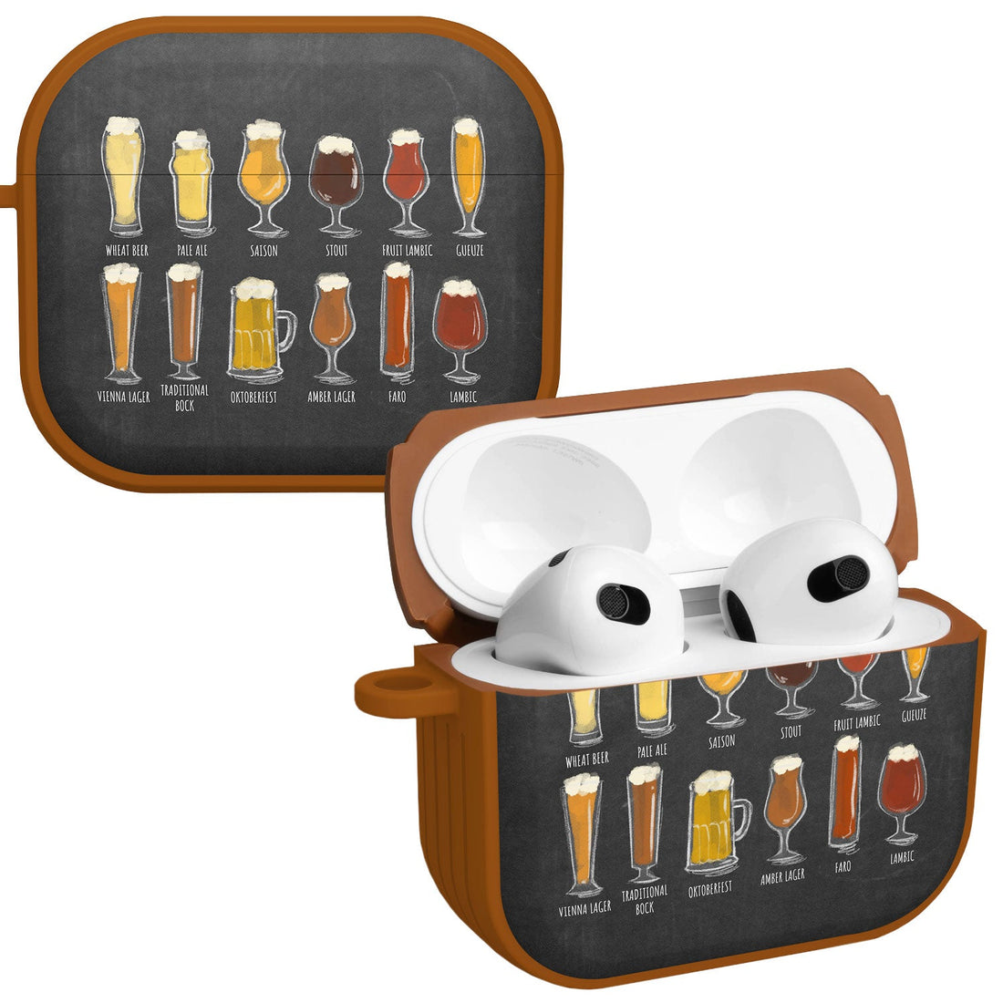 Wine Beer Booze HDX Protective Apple AirPods Gen 3 Case Cover