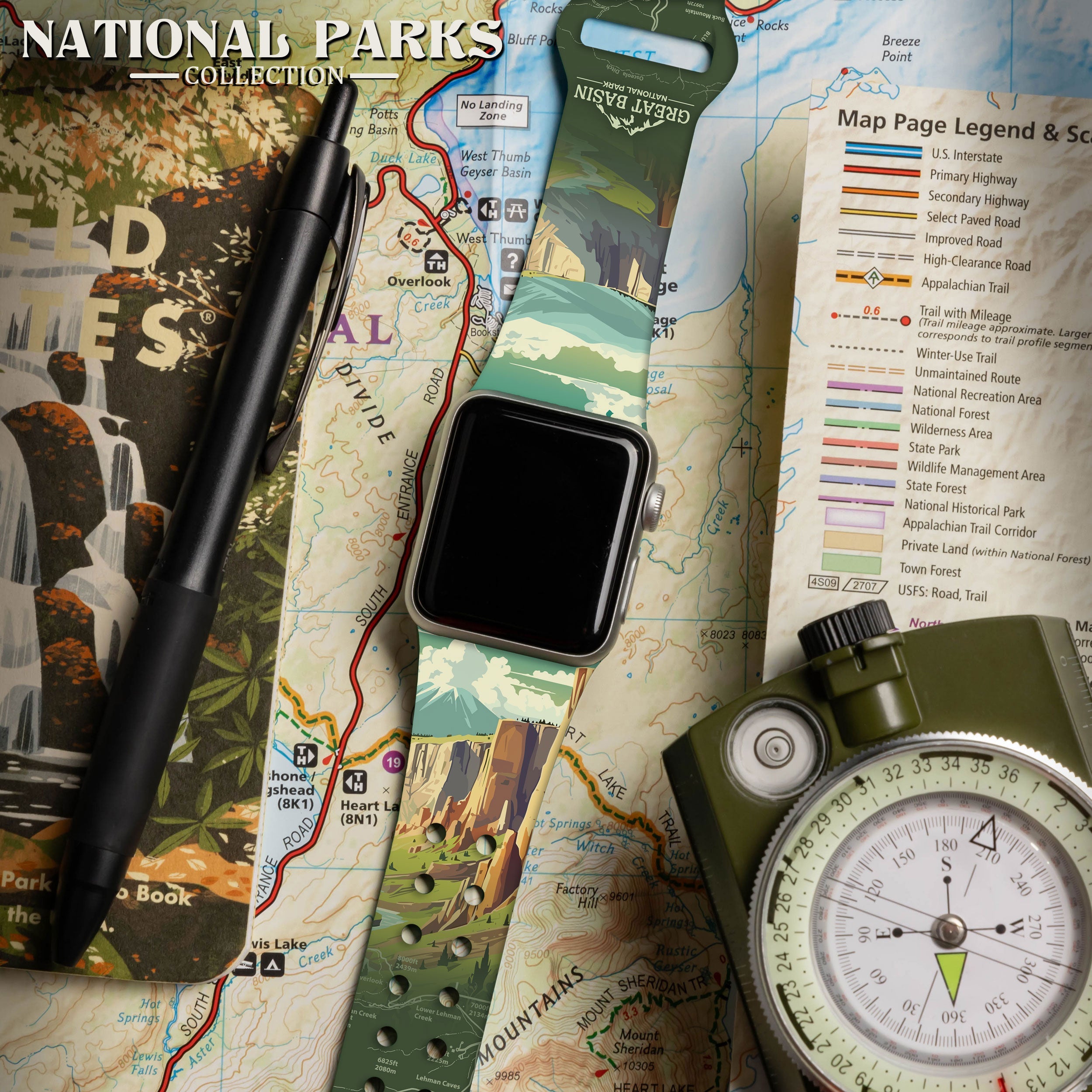 National Parks Great Basin HD Apple Watch Band