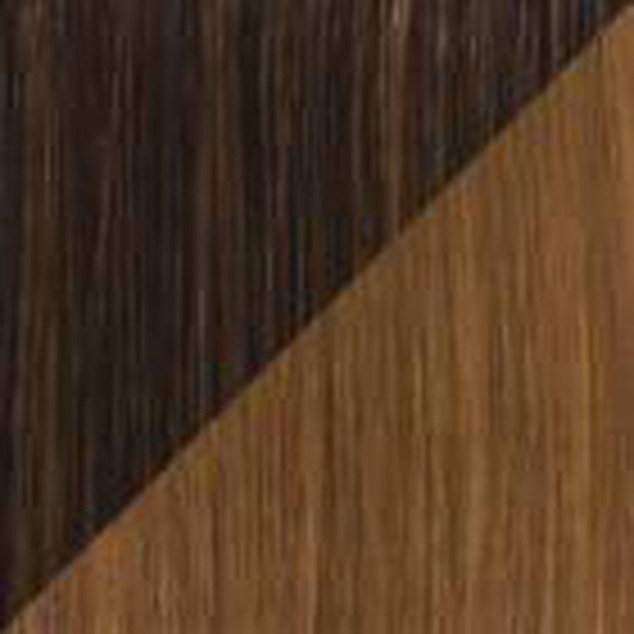16" Sombre Clip-In Hair Extension in Brown to Blonde Gradient
