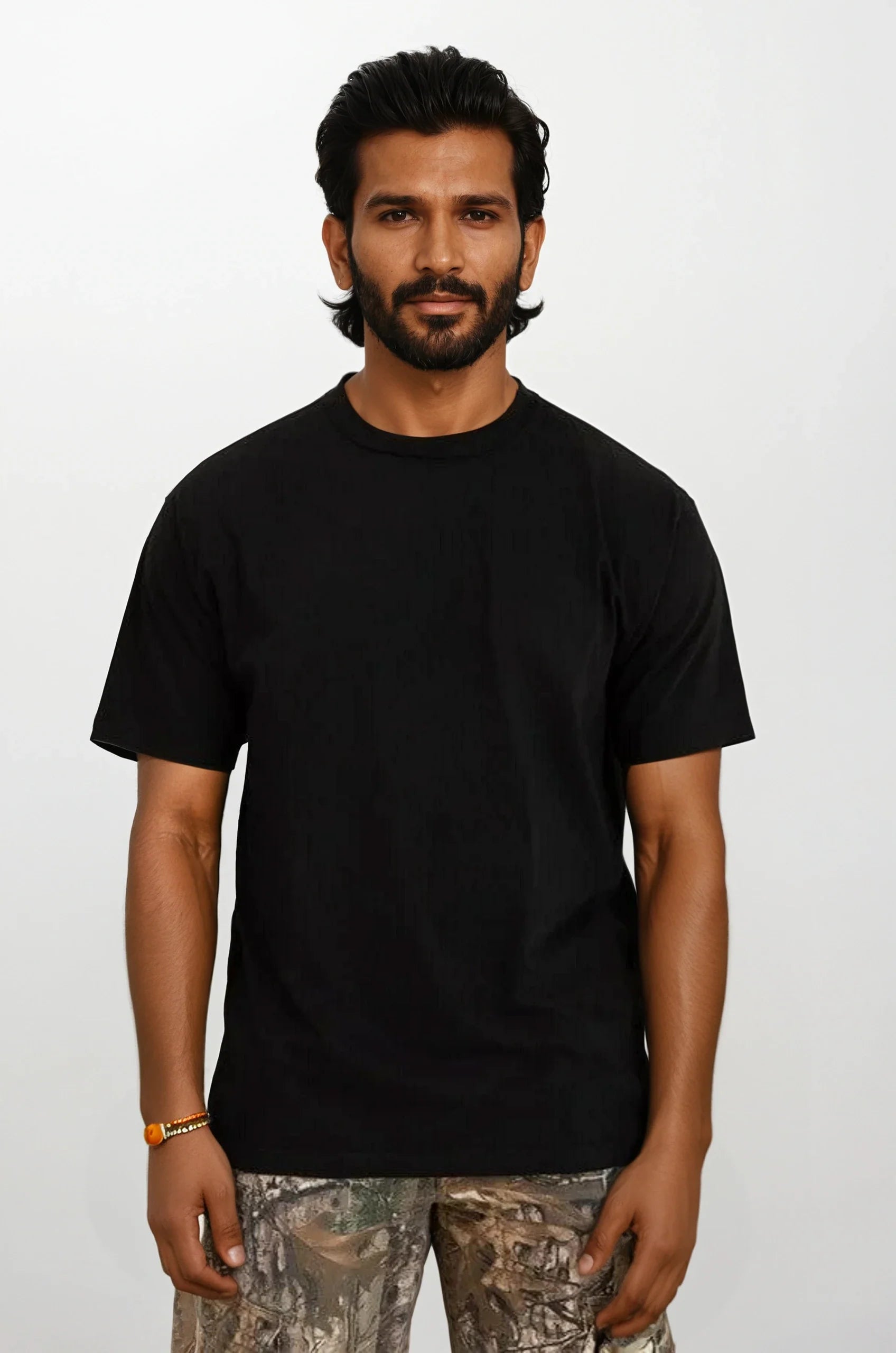 Ironside Heavyweight Black Cotton T-Shirt - Image 2
