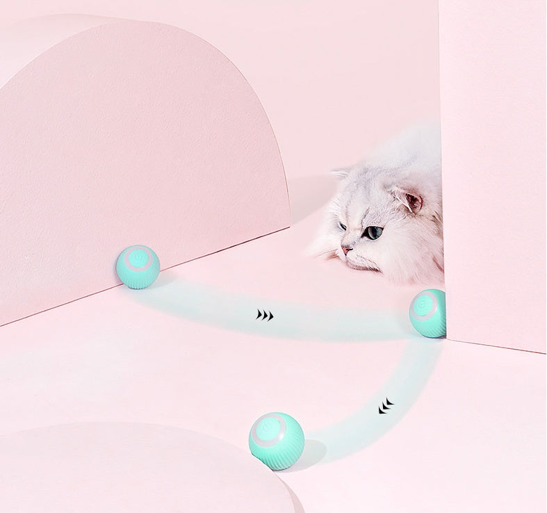 Intelligent Rolling Ball Interactive Cat Toy Automatic Pet Teaser