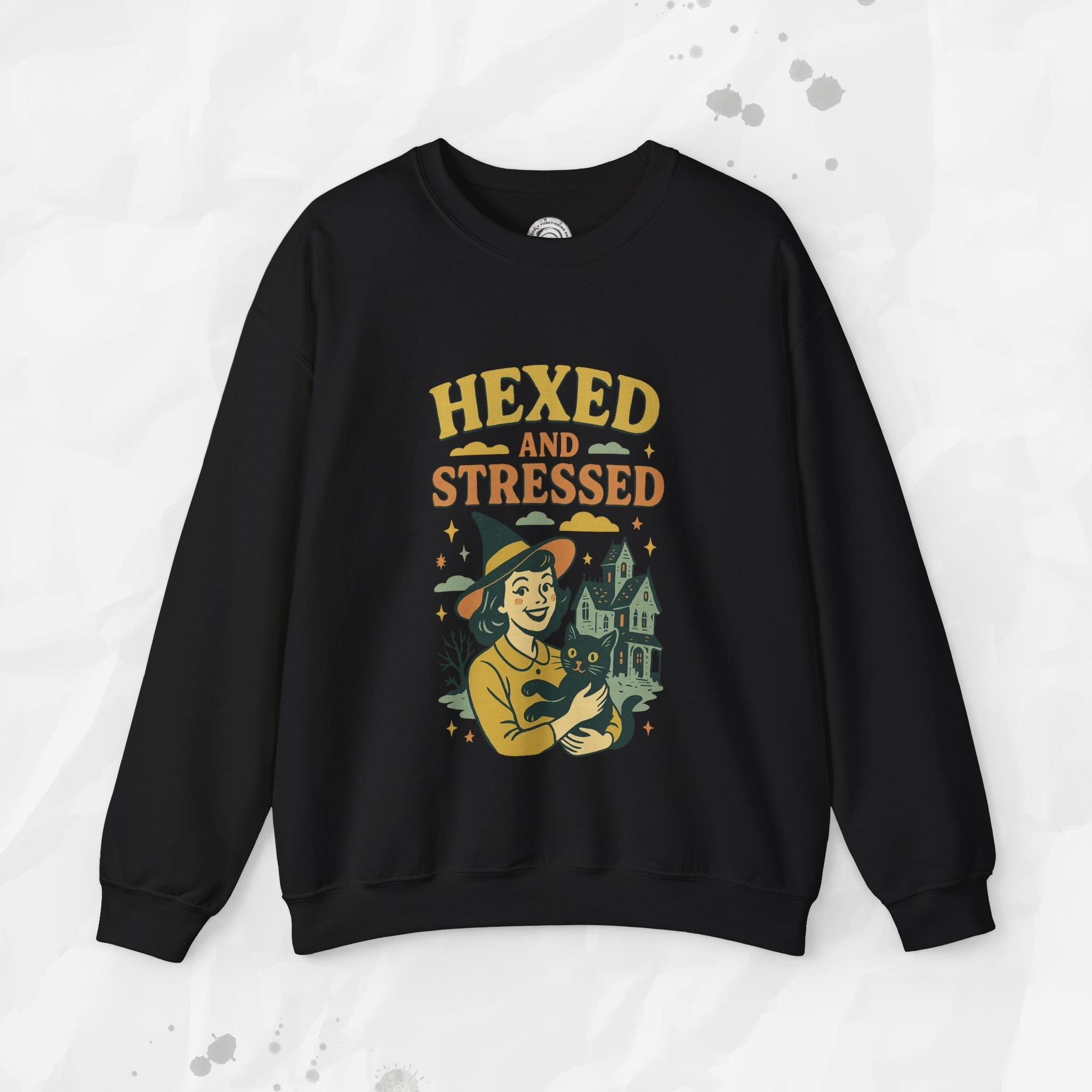 Hexed and Stressed – Crewneck Sweatshirt