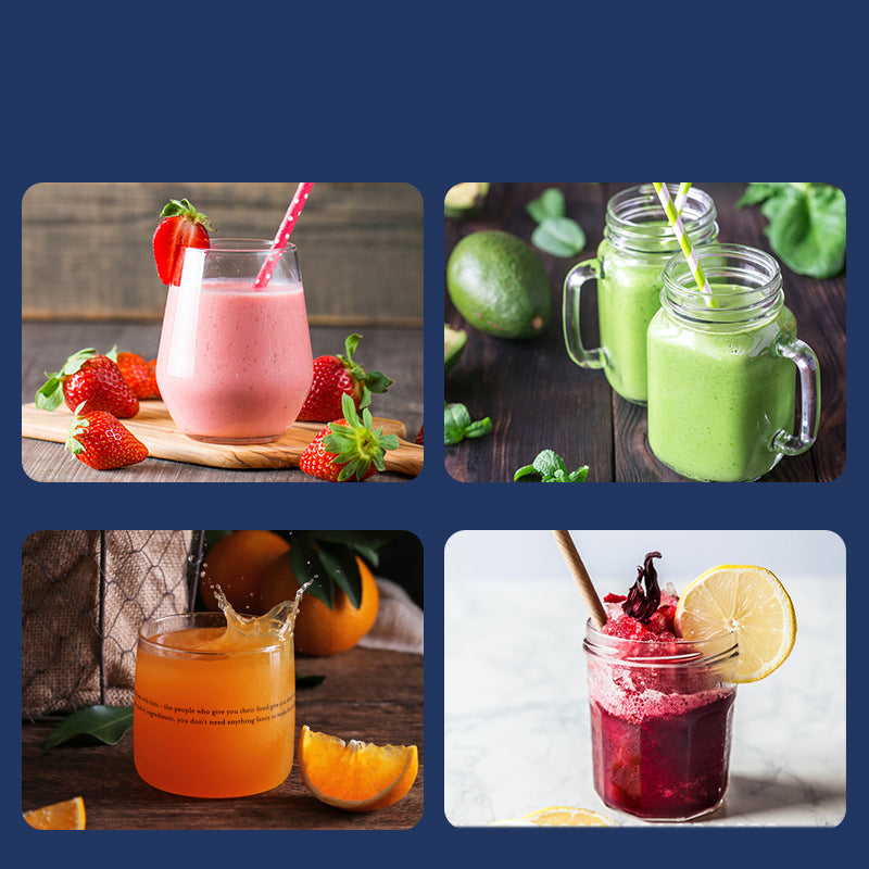 6-Blade Portable USB Rechargeable Personal Blender & Smoothie Maker