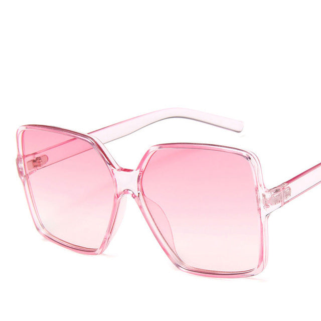 Vintage Big Frame Sunglasses UV400 Retro Women's Fashion Shades