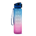 1L Motivational Tritan Water Bottle with Time Marker & Leakproof Lid