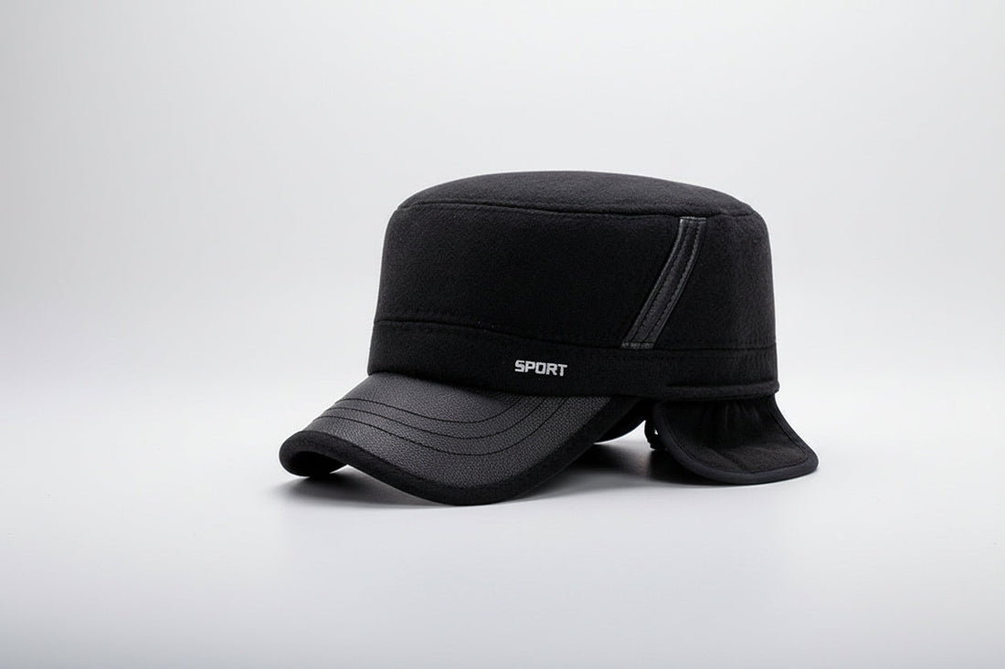 Winter Flat Hat – Classic Warm Wool-Style Newsboy Cap