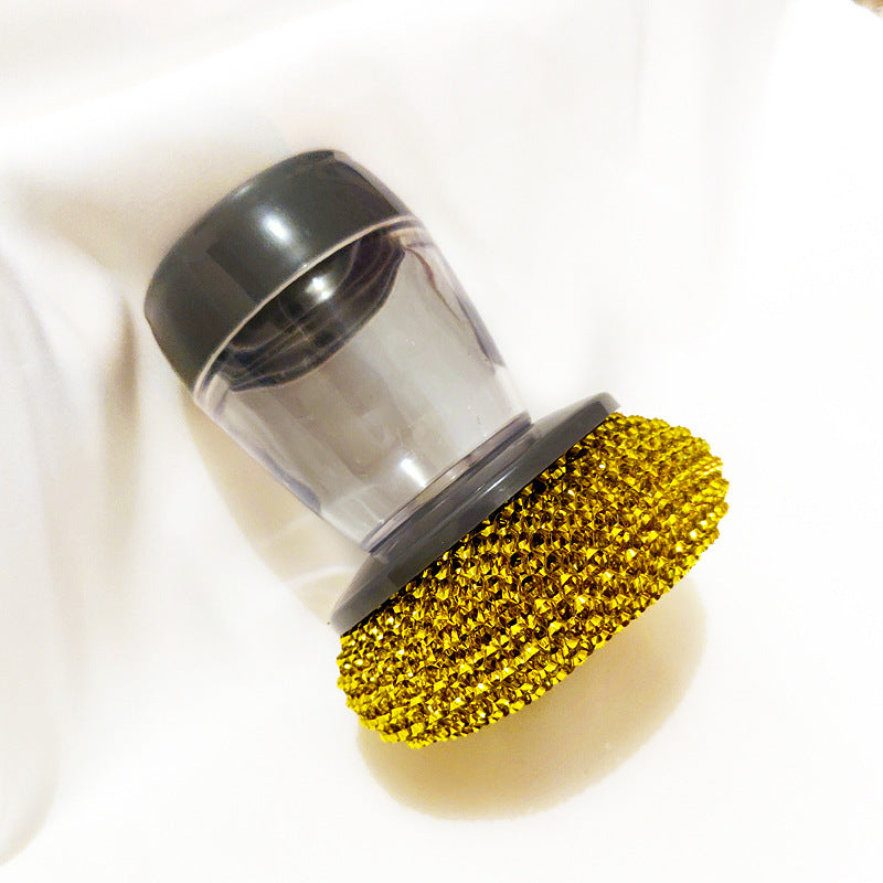 Kitchen Soap Dispensing Palm Brush for Dish Cleaning