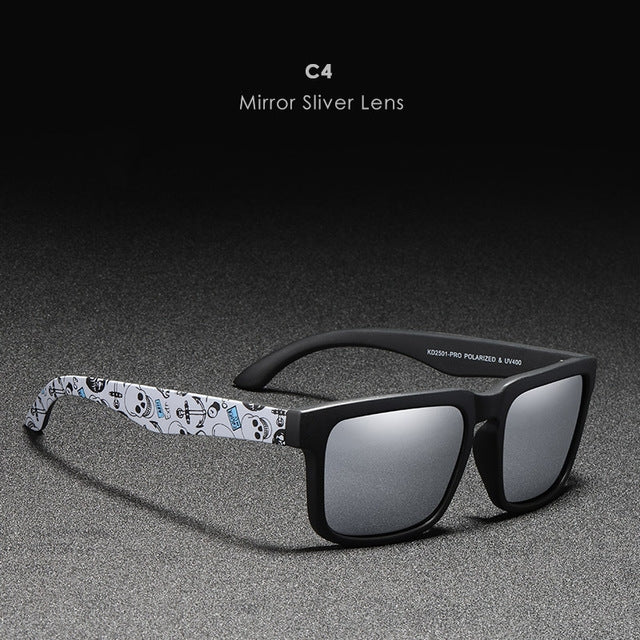 Round Sports Sunglasses UV400 Polarized Athletic Eyewear