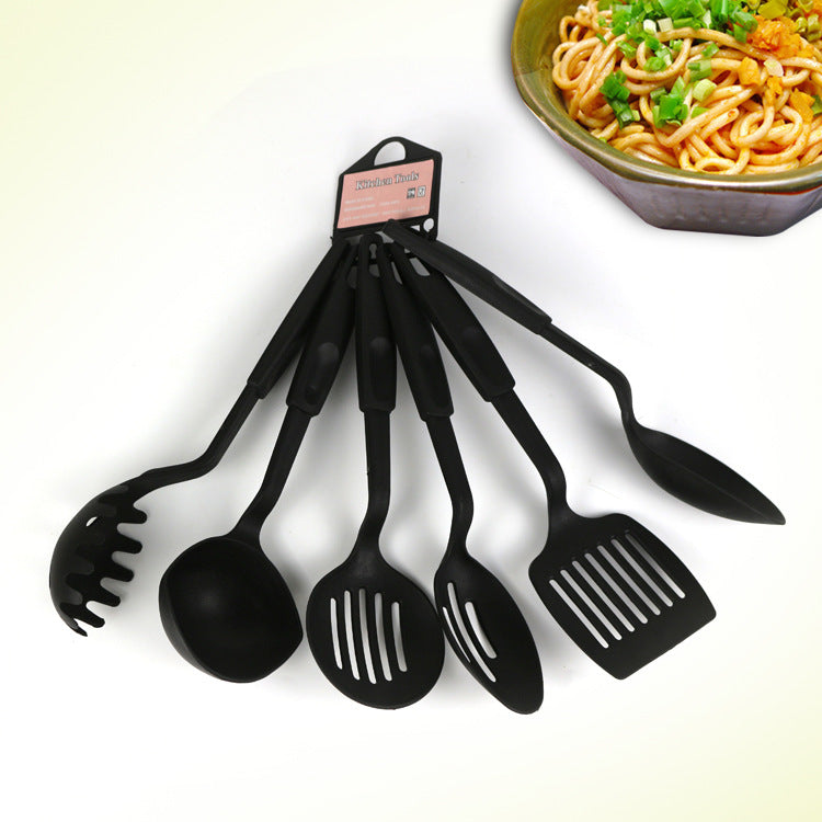 Non-Stick Kitchen Utensil Set - Durable Rubber Cooking Spoon & Shovel