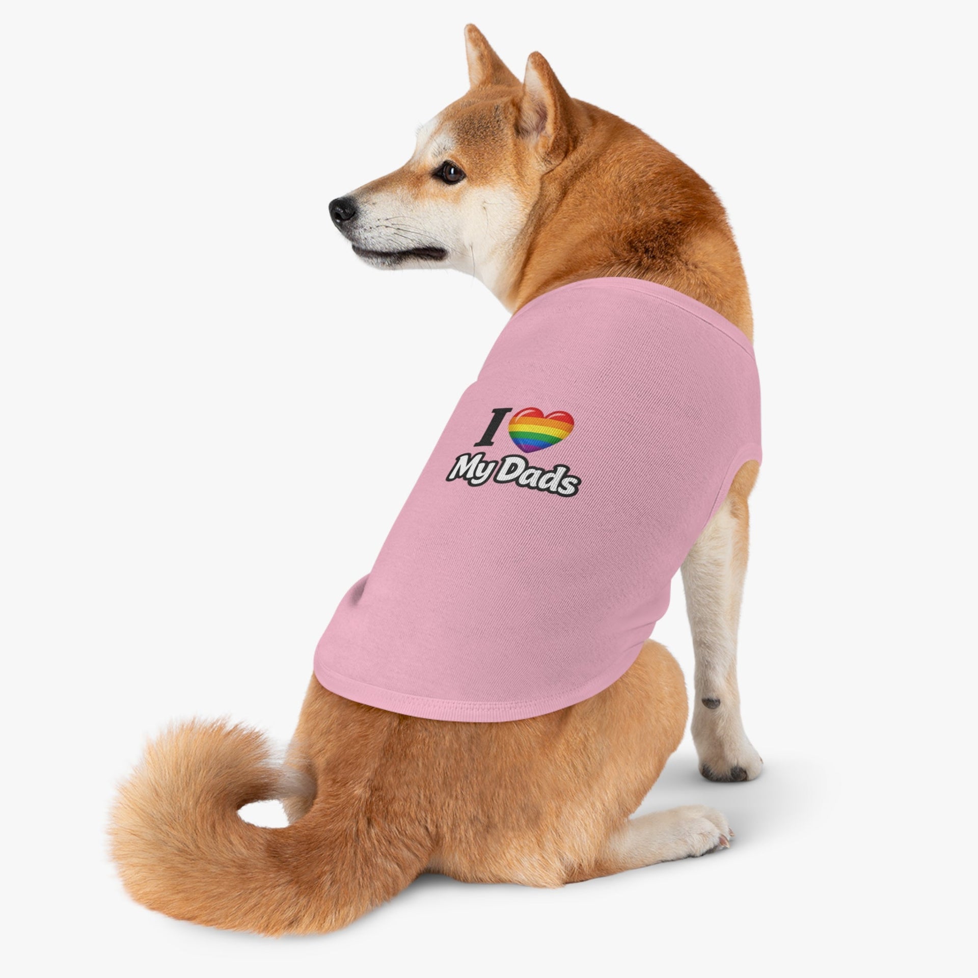 I Love My Dads Pet Tank Top