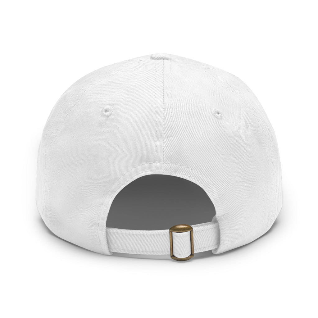 Unstructured Cotton Baseball Cap with Minimalist Leather Patch