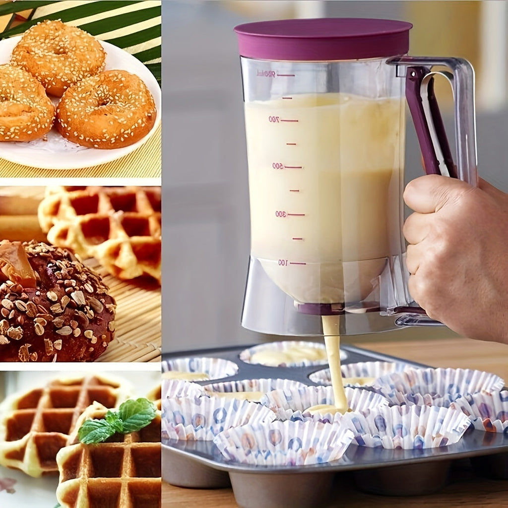 Pancake Batter Dispenser, Kitchen Dispenser for Cupcakes Waffles and Crepes