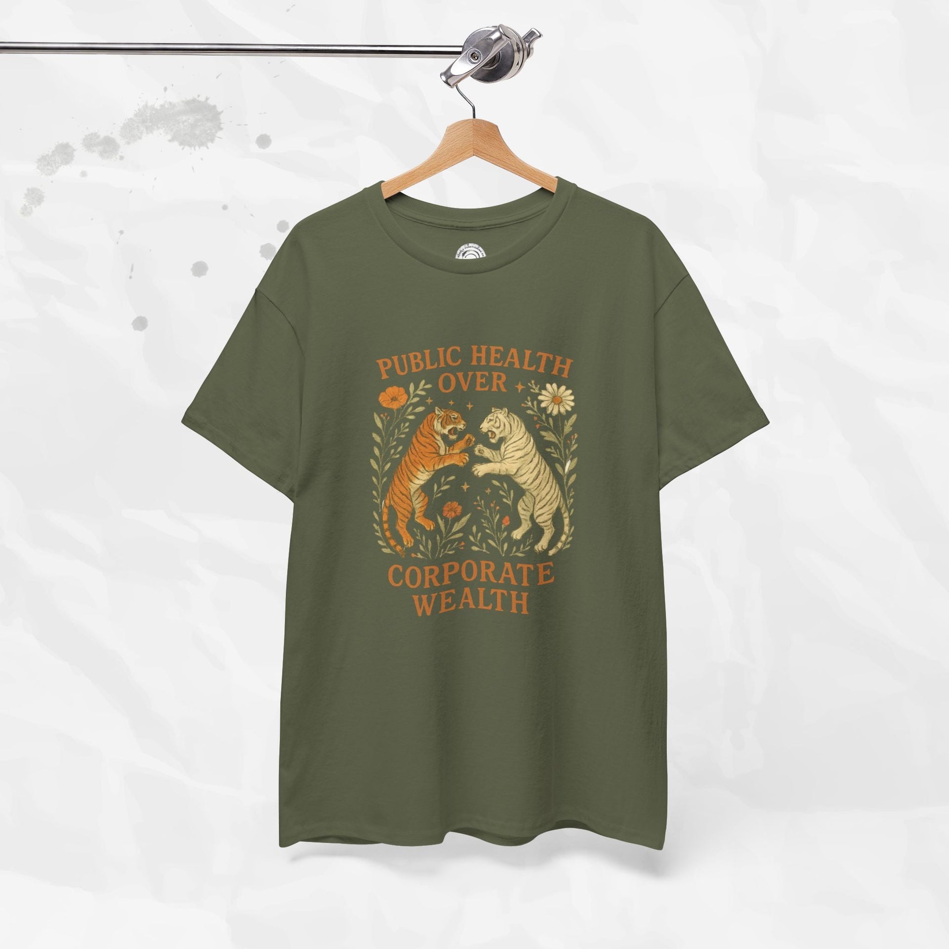 Public Health Over Corporate Wealth - T-Shirt