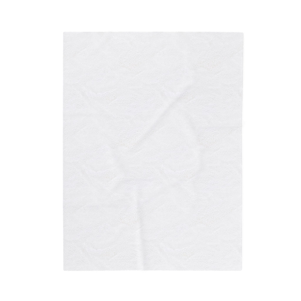 Velveteen Plush Throw Blanket - Minimalist Modern Neutral Decor