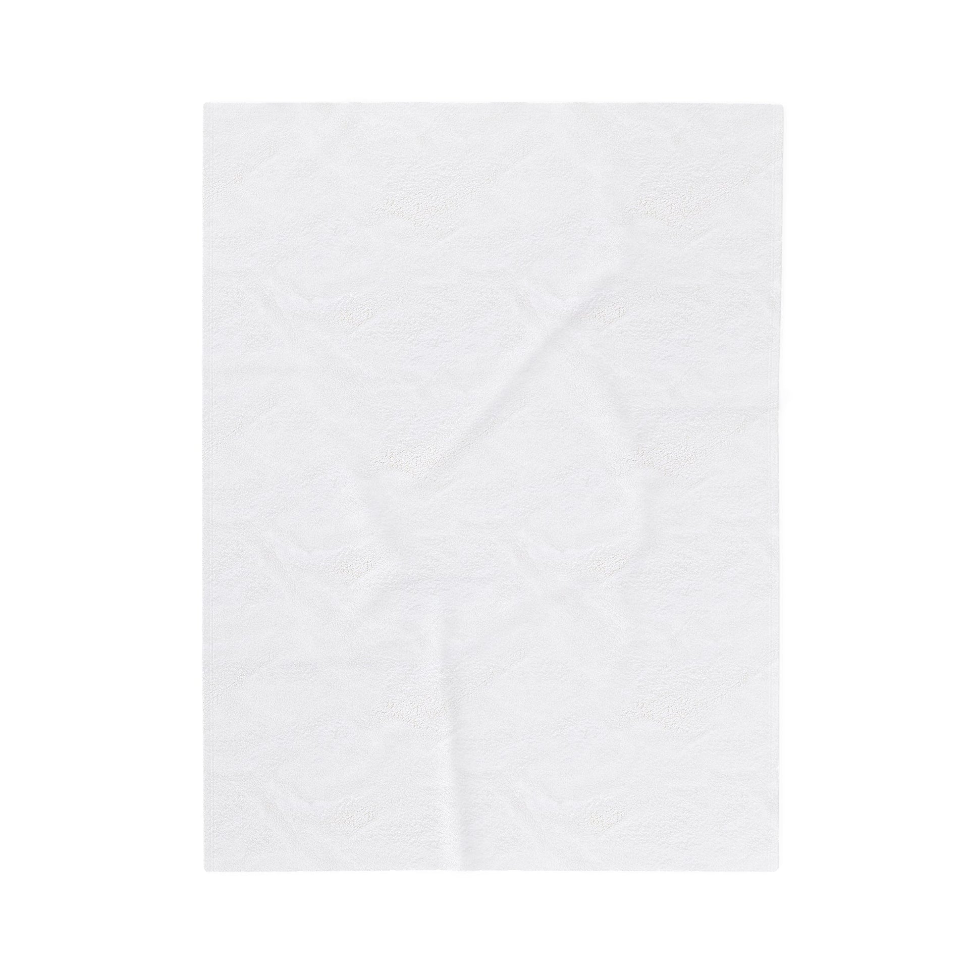 Velveteen Plush Throw Blanket - Minimalist Modern Neutral Decor