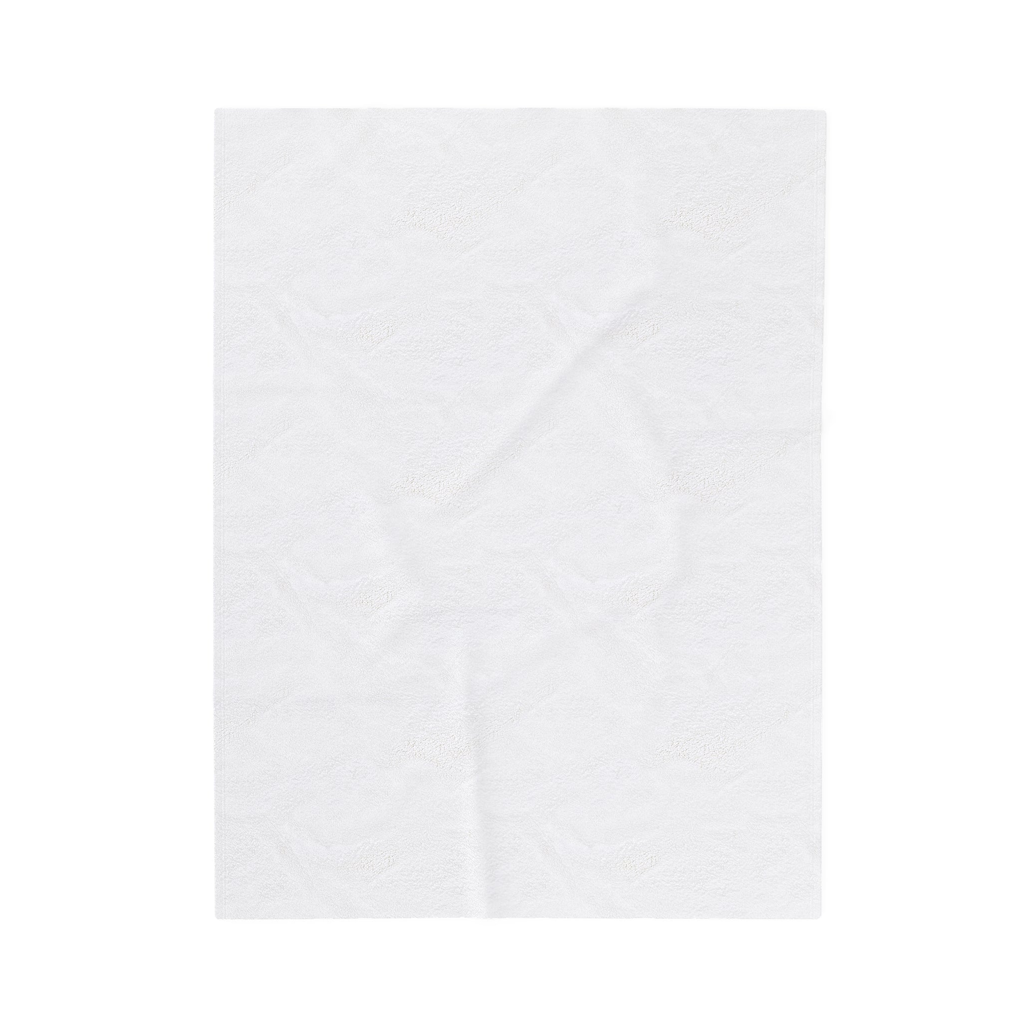 Velveteen Plush Throw Blanket - Minimalist Modern Neutral Decor