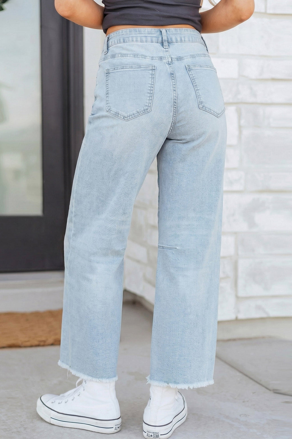 Beau Blue Sequin Pumpkin Patched Graphic Casual Shift Jeans
