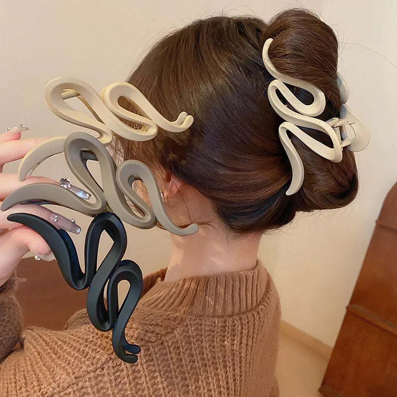 Alloy Acrylic Hair Claw Clip - Lightweight, Durable Hold