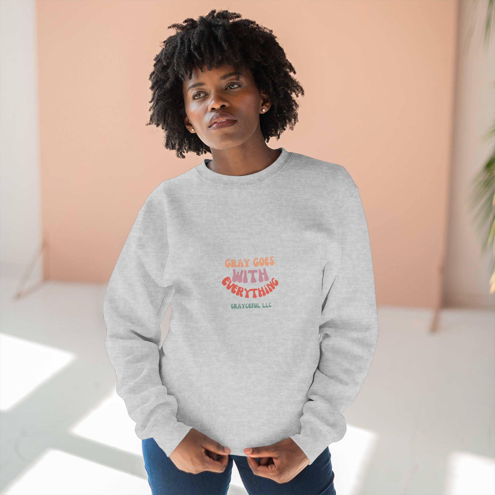 Unisex Crewneck Sweatshirt: Premium 3-End Fleece Pullover
