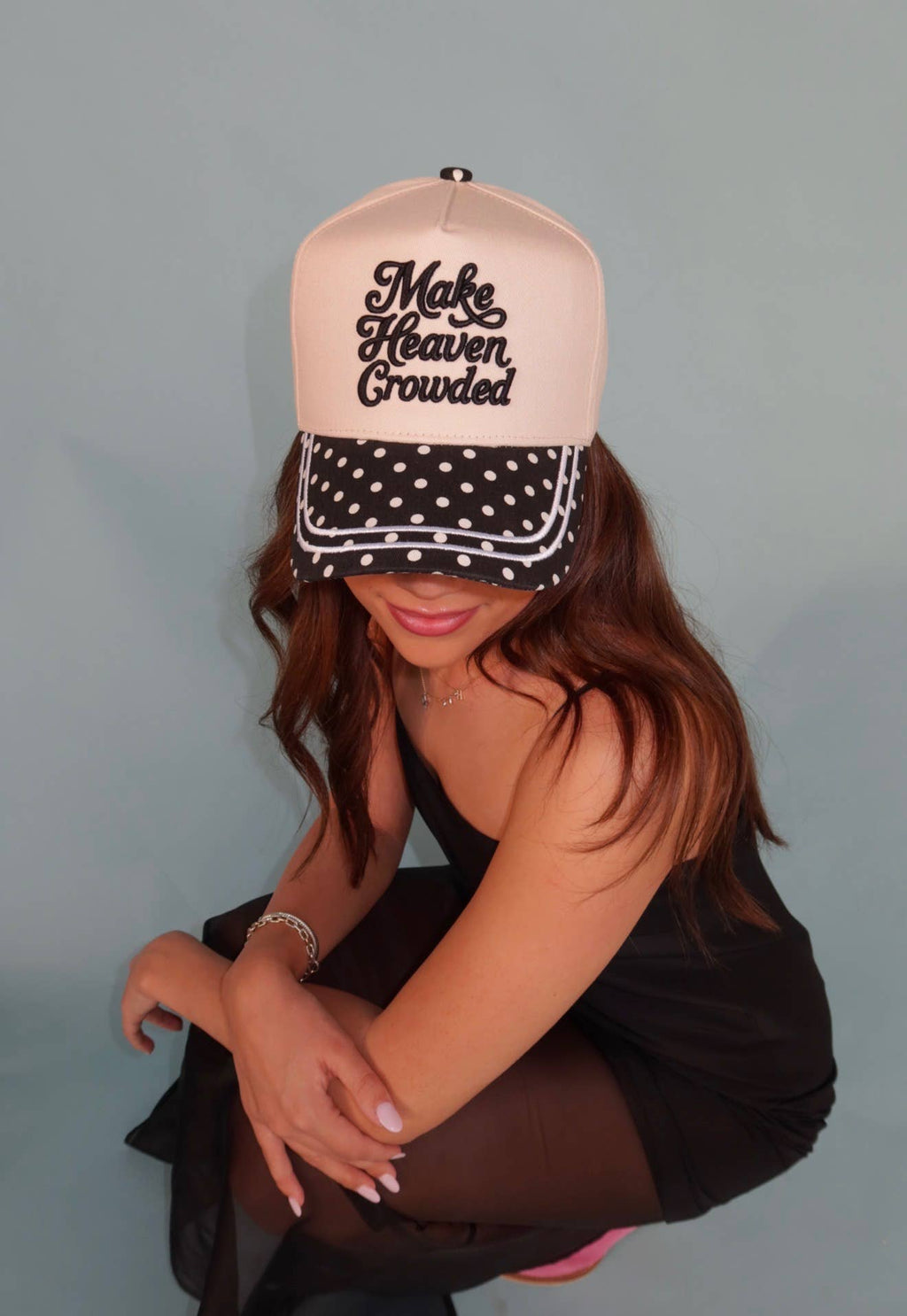 Make Heaven Crowded Polka Dot Hat