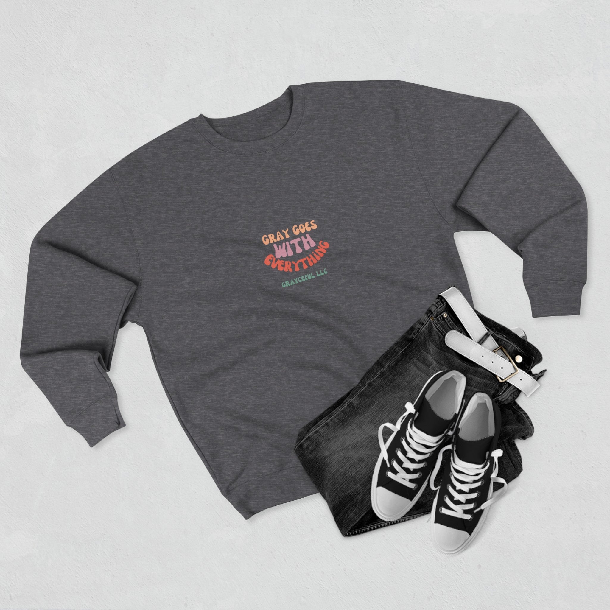 Unisex Crewneck Sweatshirt: Premium 3-End Fleece Pullover