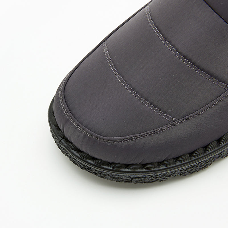 Women's Navy Quilted Platform Snow Boots with Warm Plush Lining - Image 23