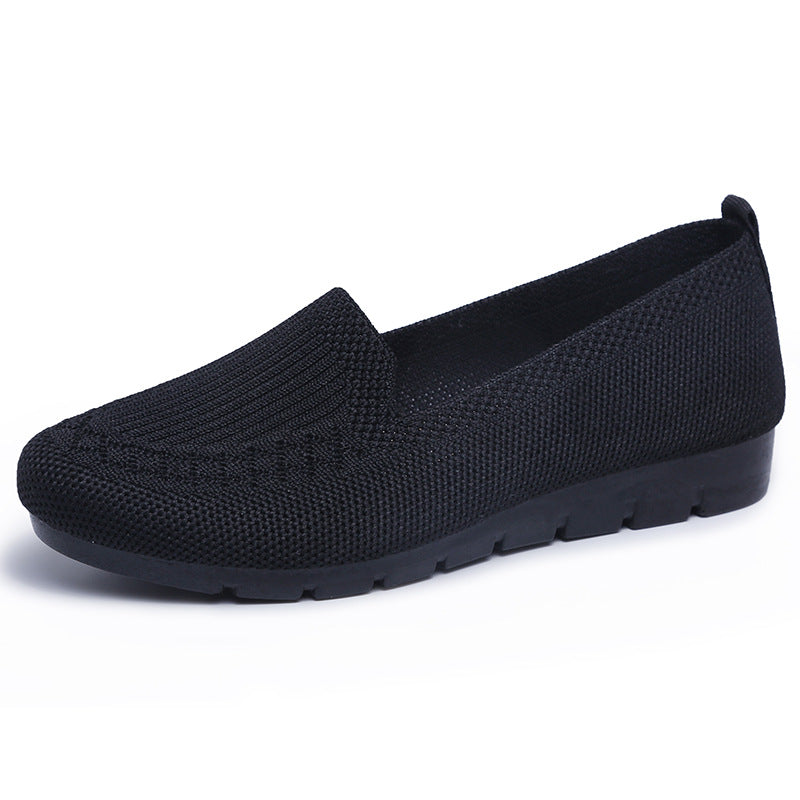 Women's Knit Slip-On Loafers Lightweight Breathable Casual Shoes - Image 7