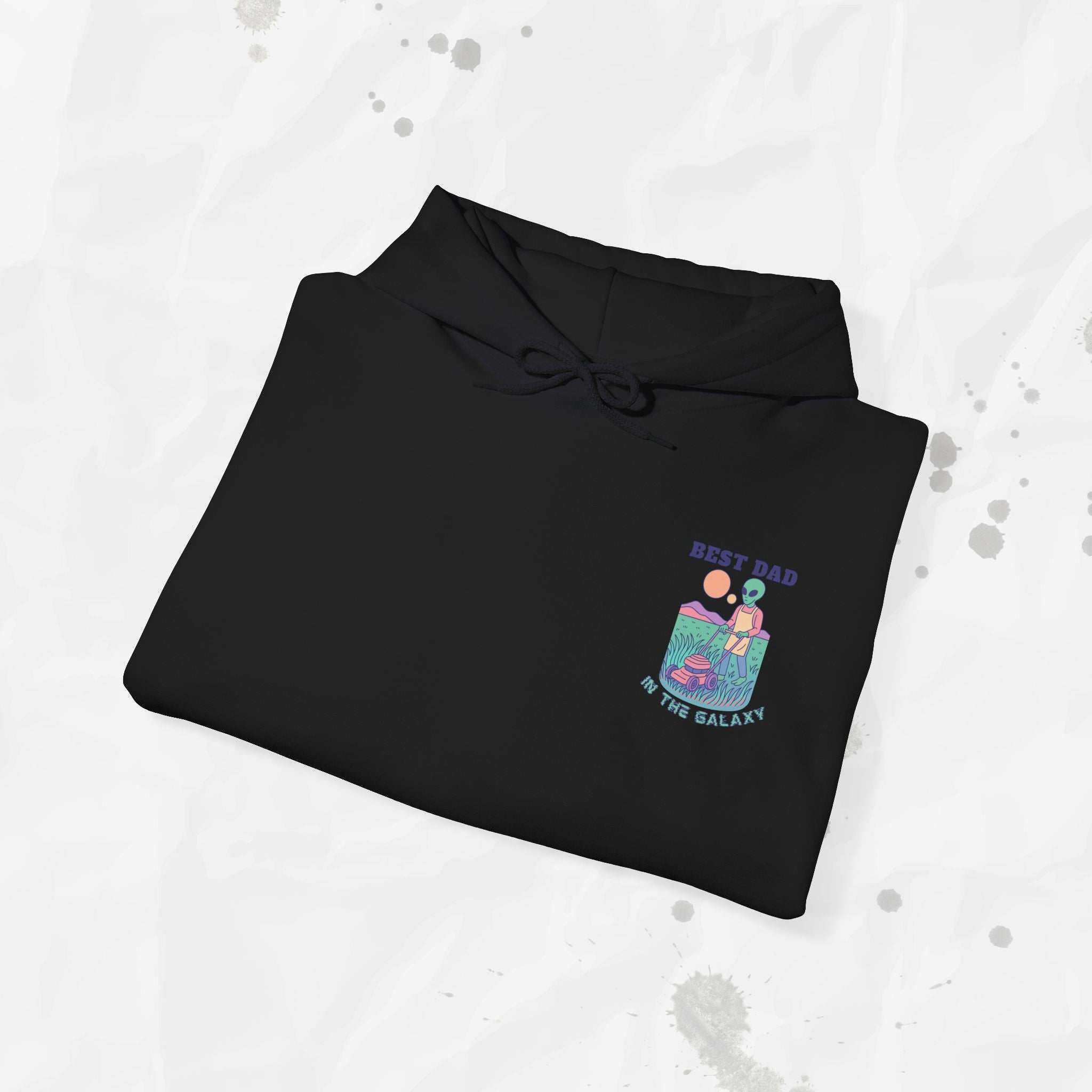 Best Dad in the Galaxy – Hoodie (Pocket Print)