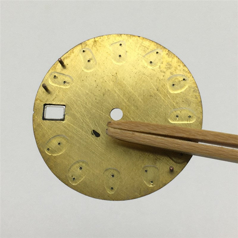 Modified Watch Dial With Luminous Numerals