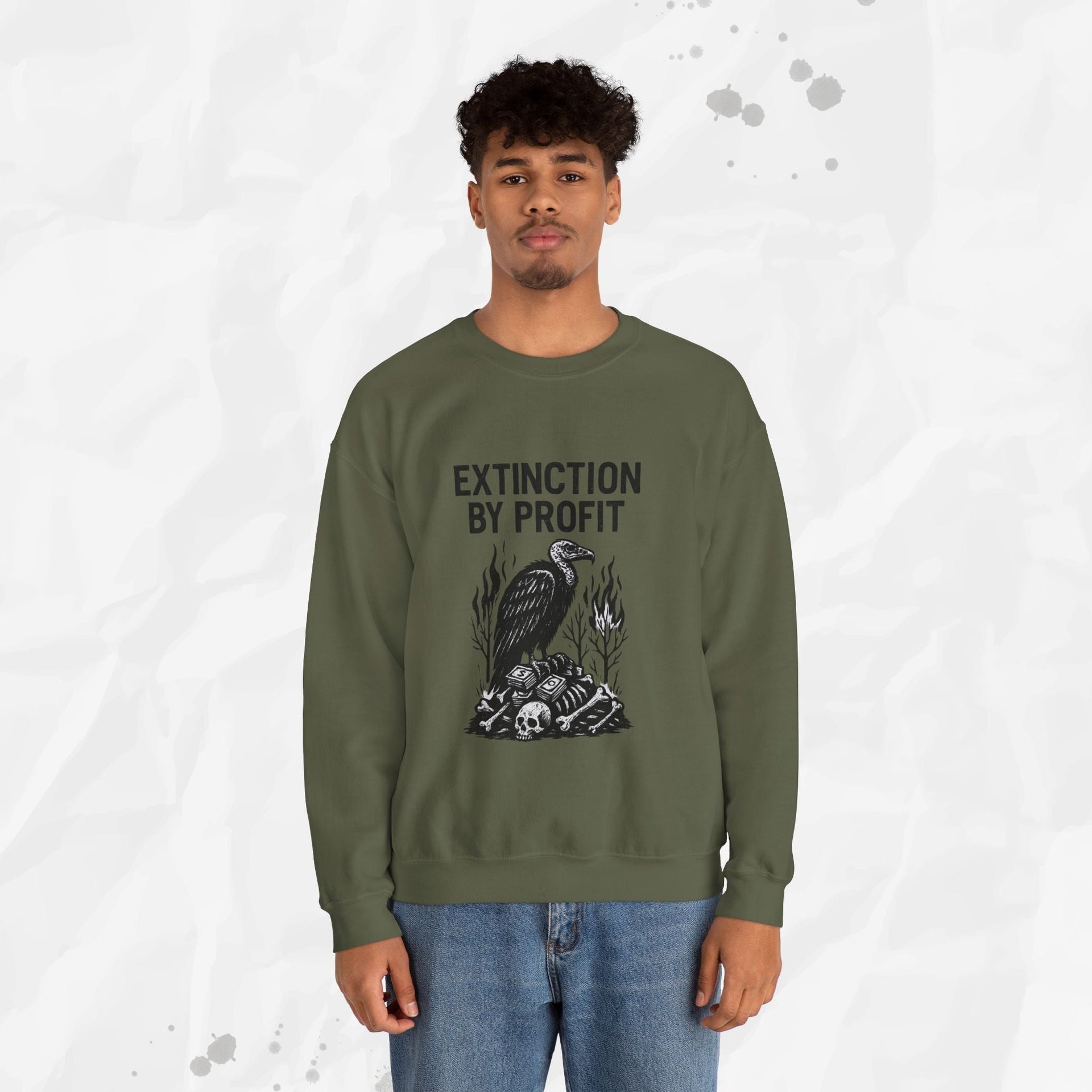Extinction by Profit - Crewneck Sweatshirt