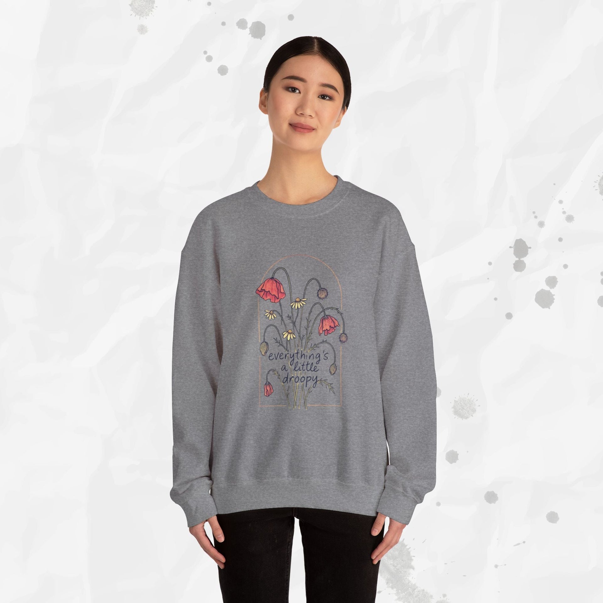 Everythings a Little Droopy - Crewneck Sweatshirt