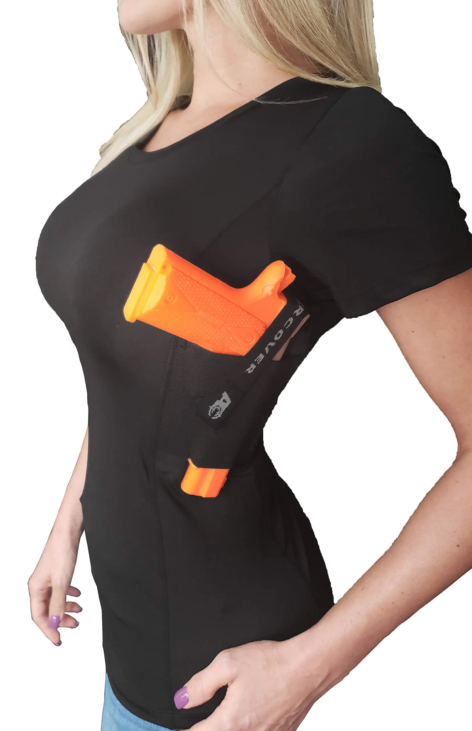 AC UNDERCOVER Concealed Carry Clothing Womens Tank Top Gun Holster CCW Tactica (Black Large)