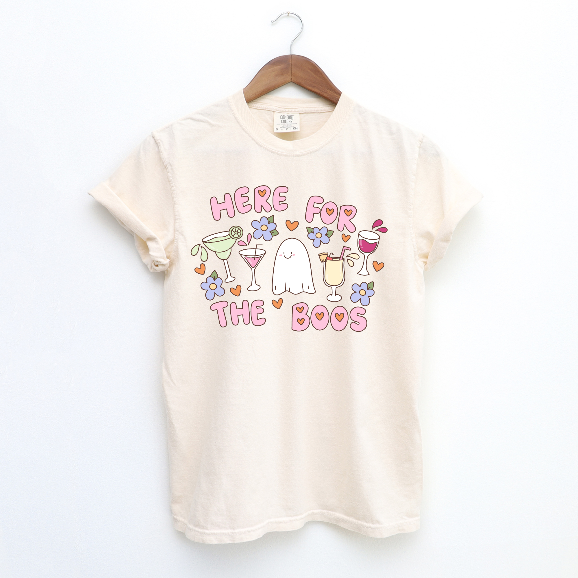 Here for the Boos Oversized Adult Tee