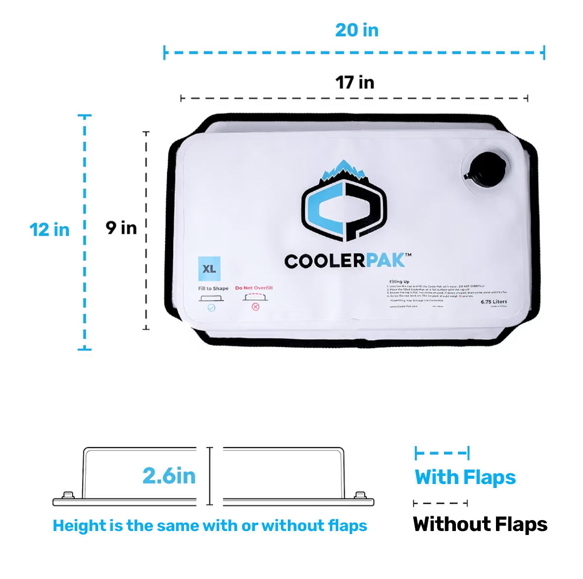 16lb Reusable Ice Block Pack for Coolers Foldable Cooling Solution - Image 14