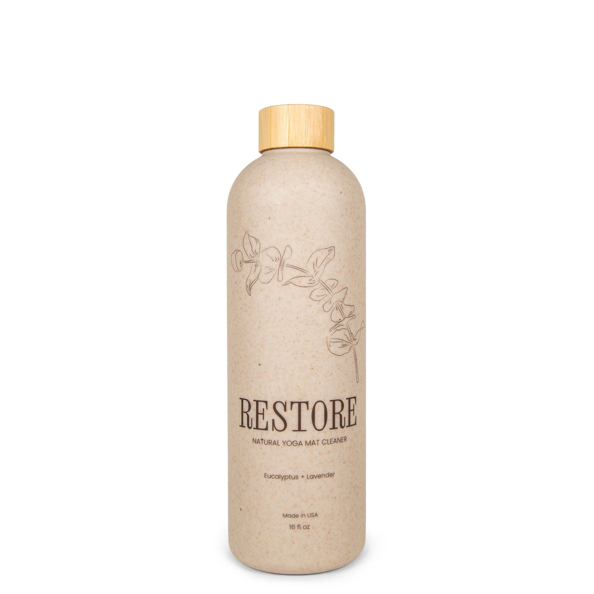 Natural Yoga Mat Cleaner Refill - Tea Tree & Lemongrass 16 oz