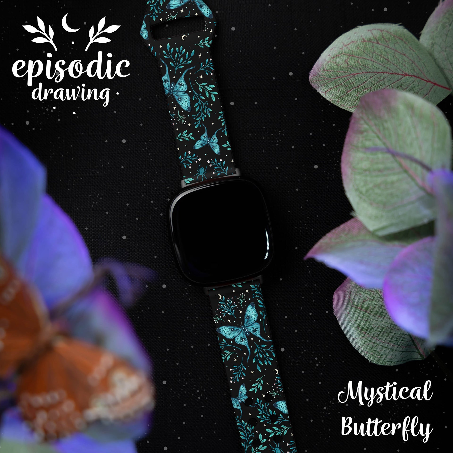 Episodic Drawing Enchanted Collection HD Fitbit Versa 3 & Sense 1 Watch Band