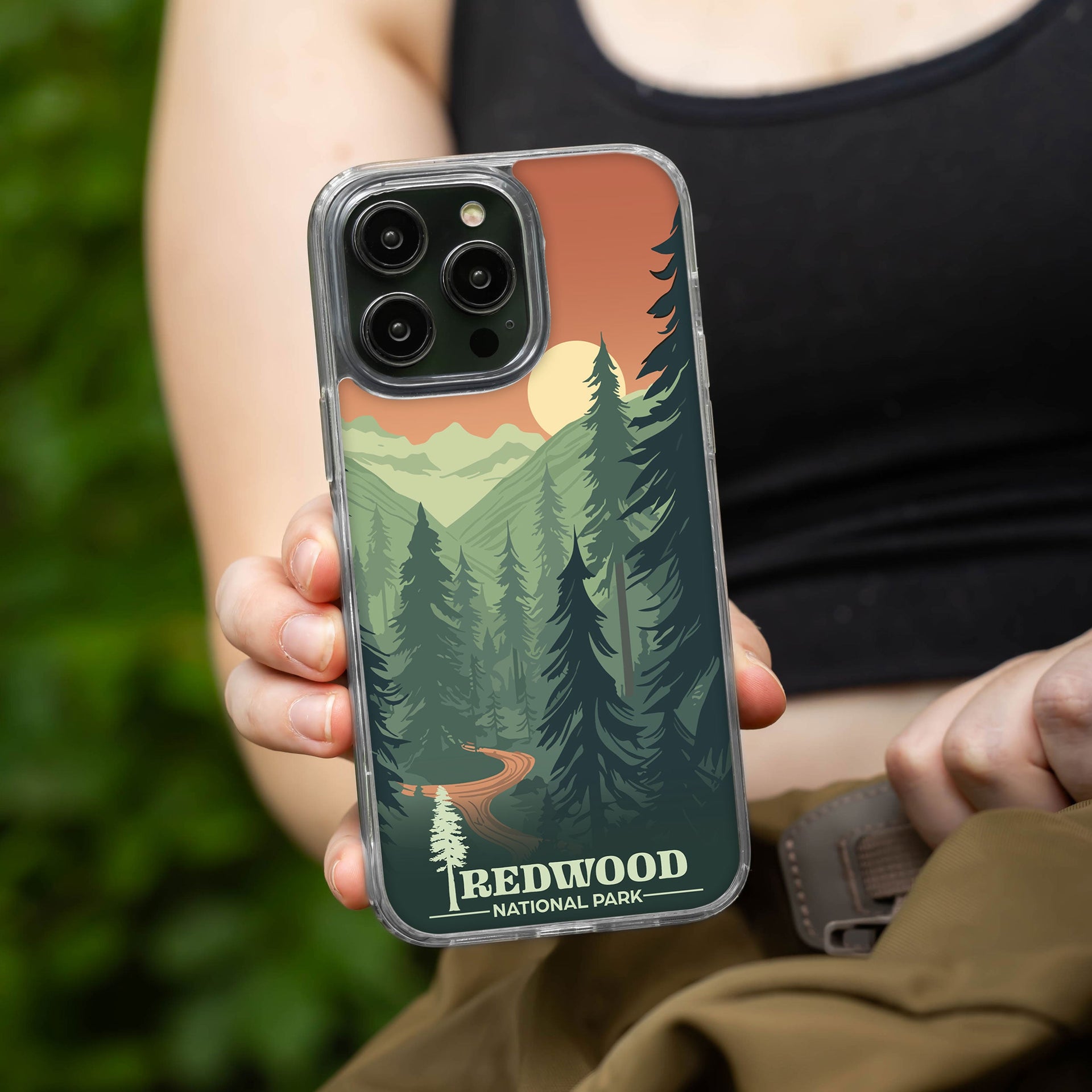 National Parks Redwood HD Apple iPhone 14 Series Mag-Safe Phone Case