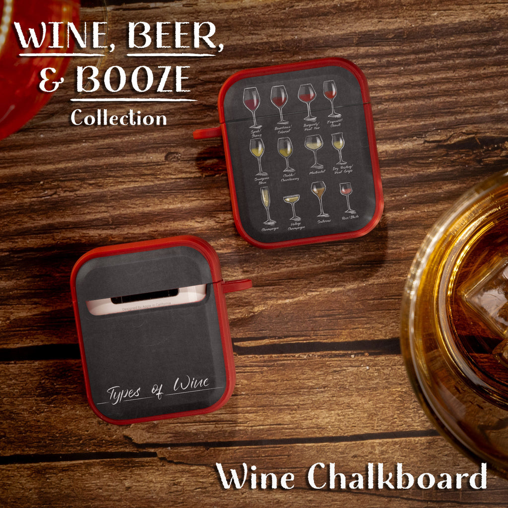 Wine Beer Booze HDX Protective Case for Apple AirPods Gen 1 2