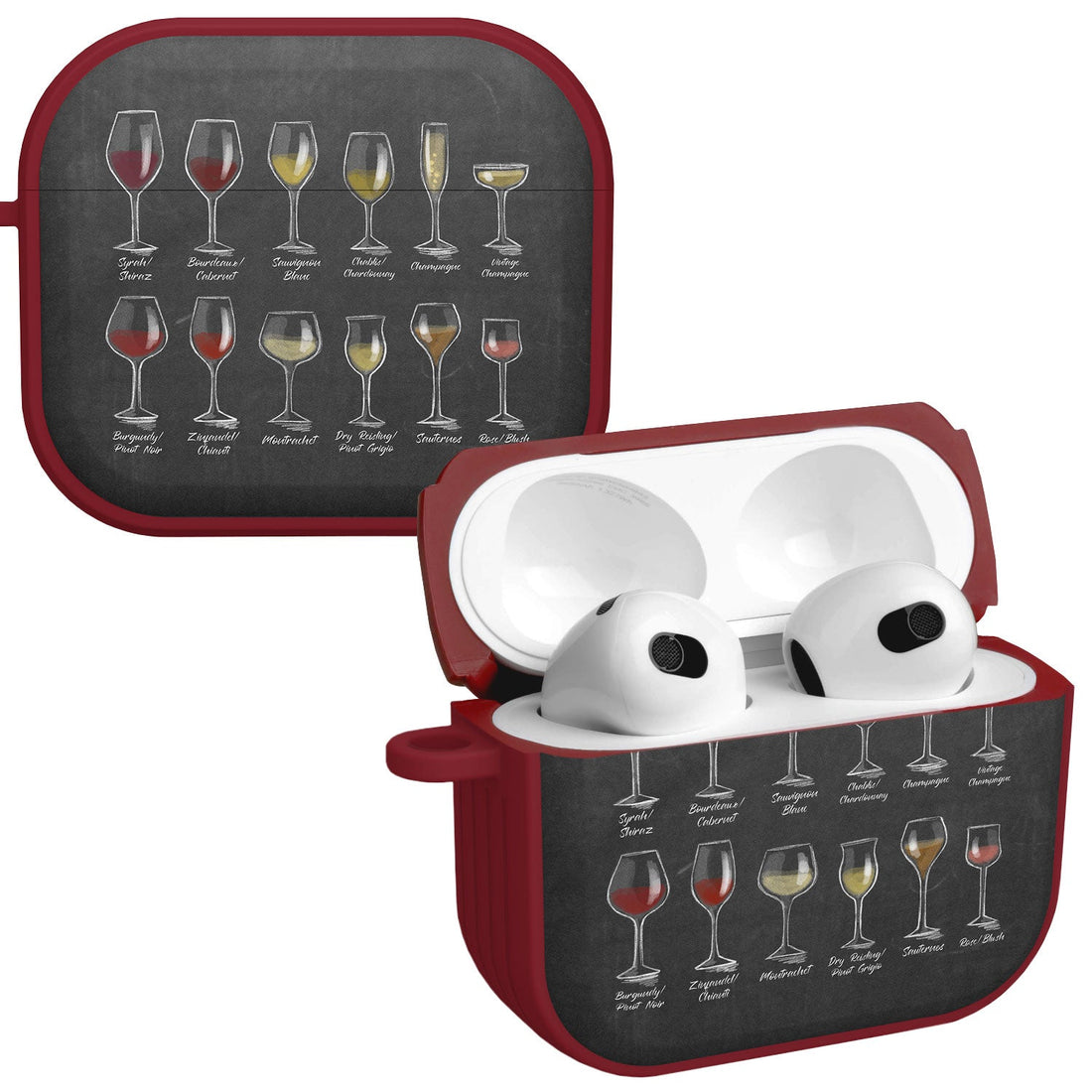 Wine Beer Booze HDX Protective Apple AirPods Gen 3 Case Cover